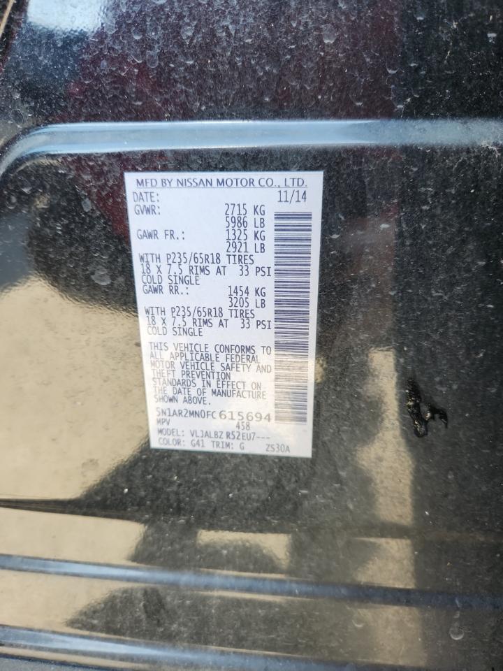 2015 NISSAN PATHFINDER