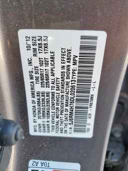 2013 HONDA CR-V