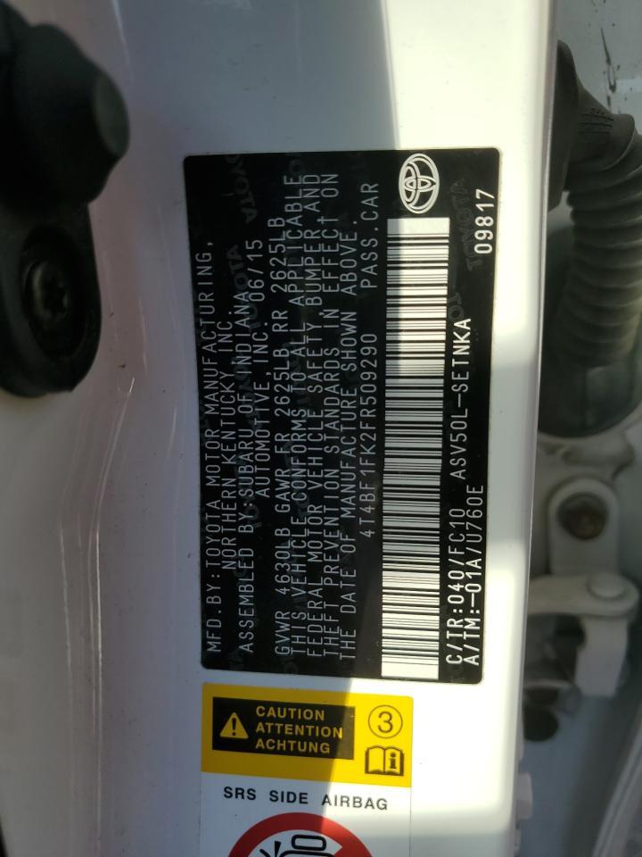 2015 TOYOTA CAMRY