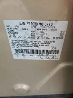 2007 LINCOLN MKX