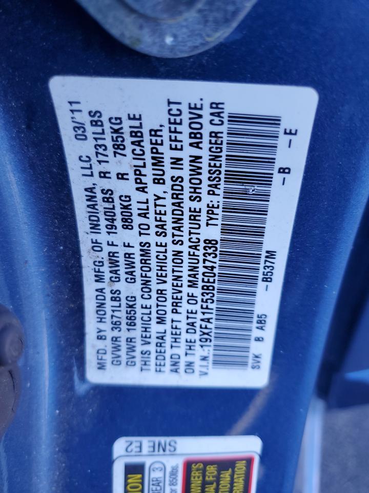 2011 HONDA CIVIC