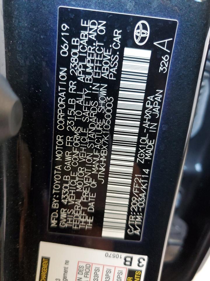 2019 TOYOTA C-HR