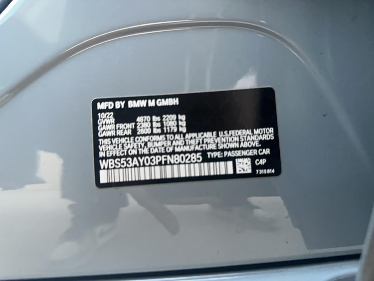 2023 BMW M3
