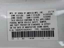 2014 HONDA ACCORD