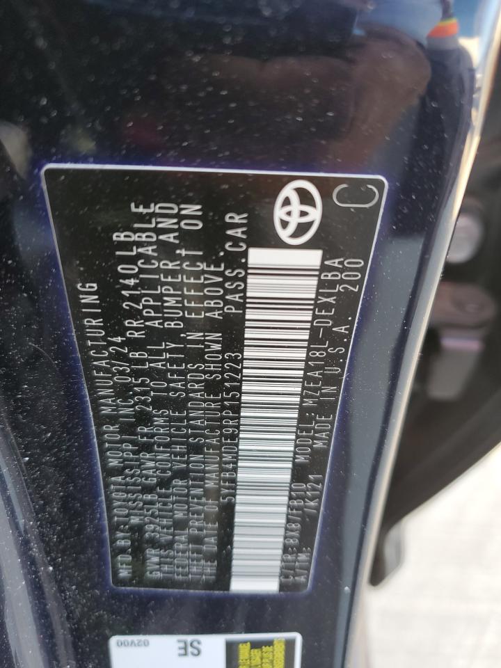 2024 TOYOTA COROLLA