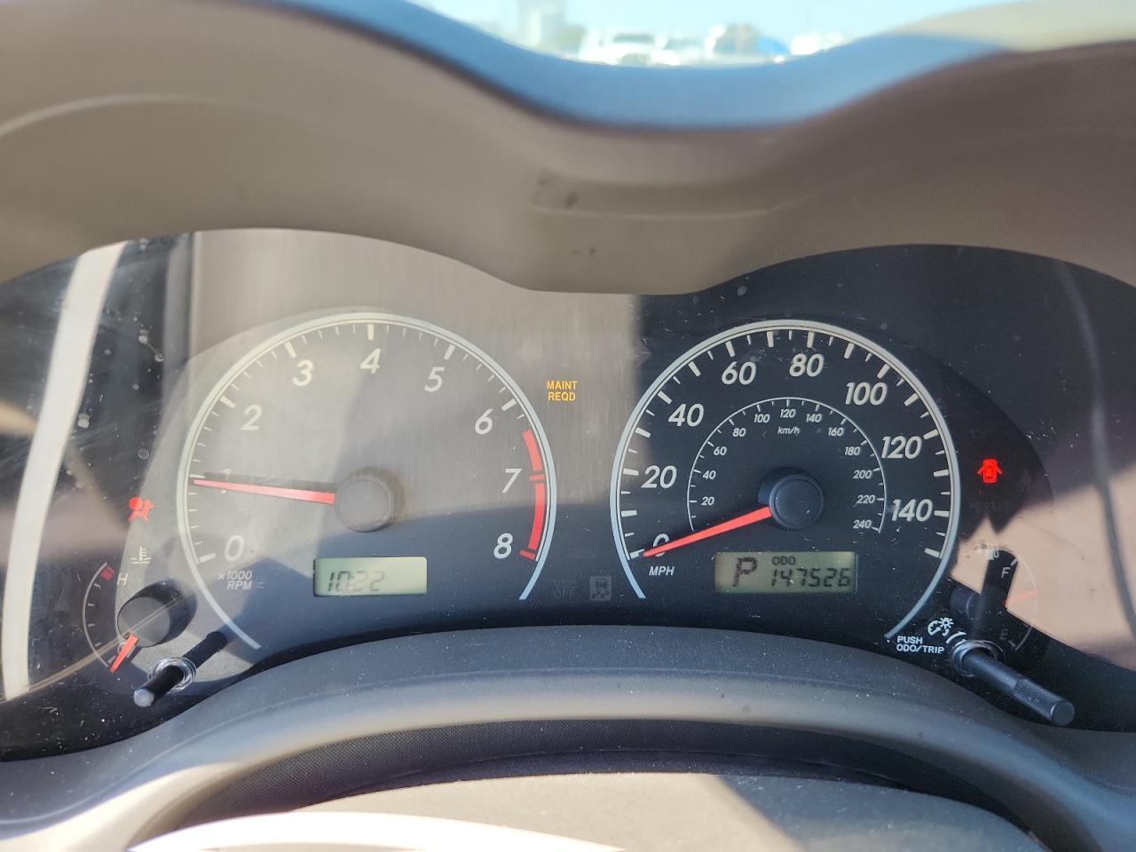 2009 TOYOTA COROLLA