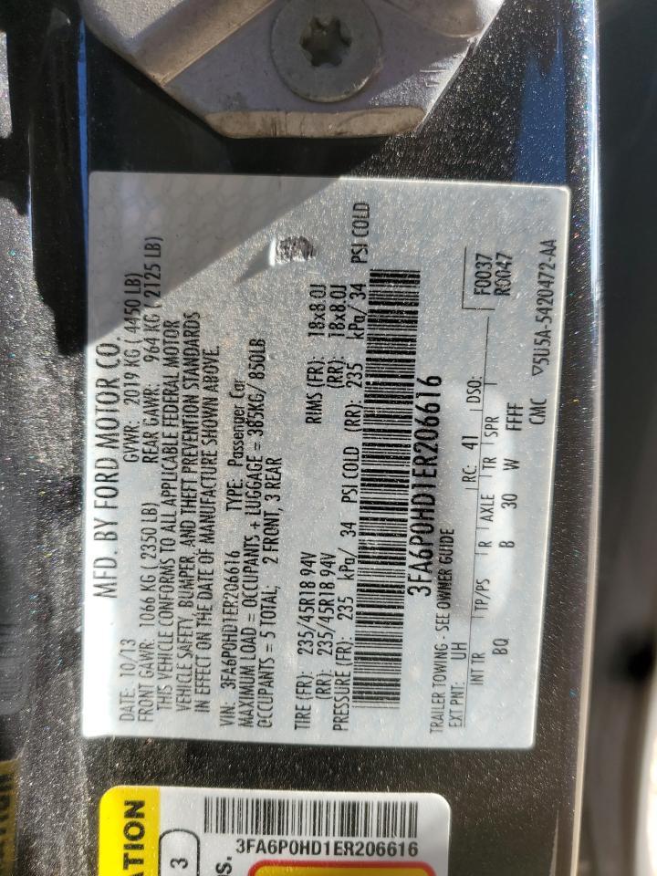 2014 FORD FUSION