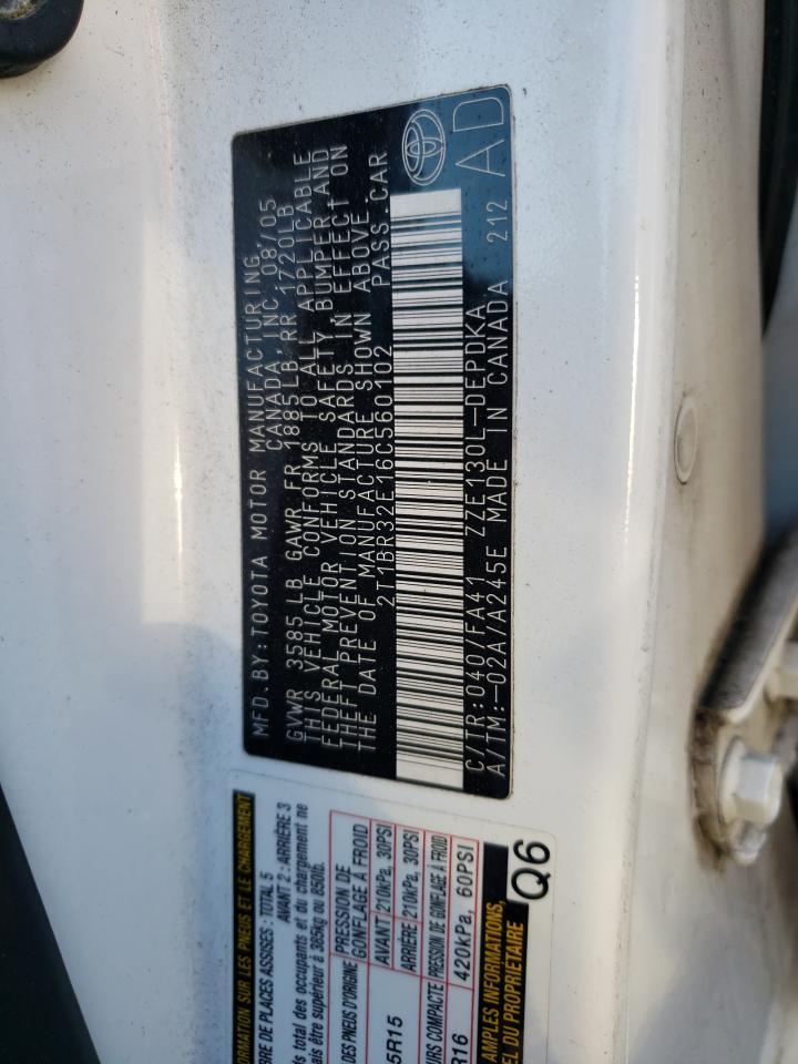 2006 TOYOTA COROLLA
