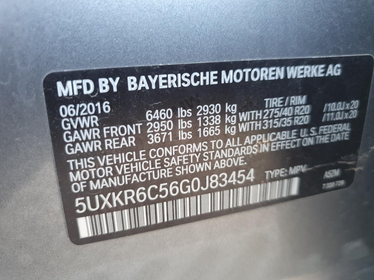 2016 BMW X5