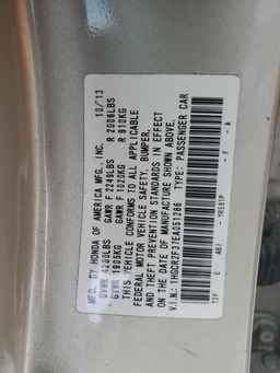 2014 HONDA ACCORD