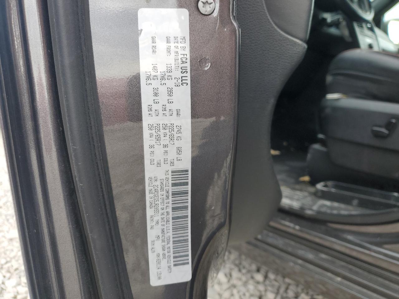 2018 DODGE GRAND CARAVAN