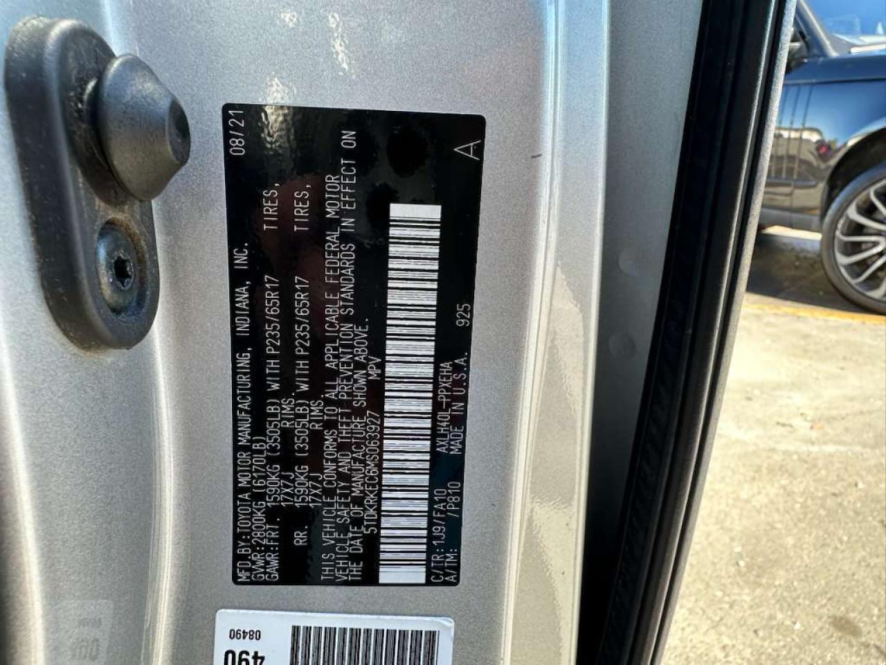 2021 TOYOTA SIENNA