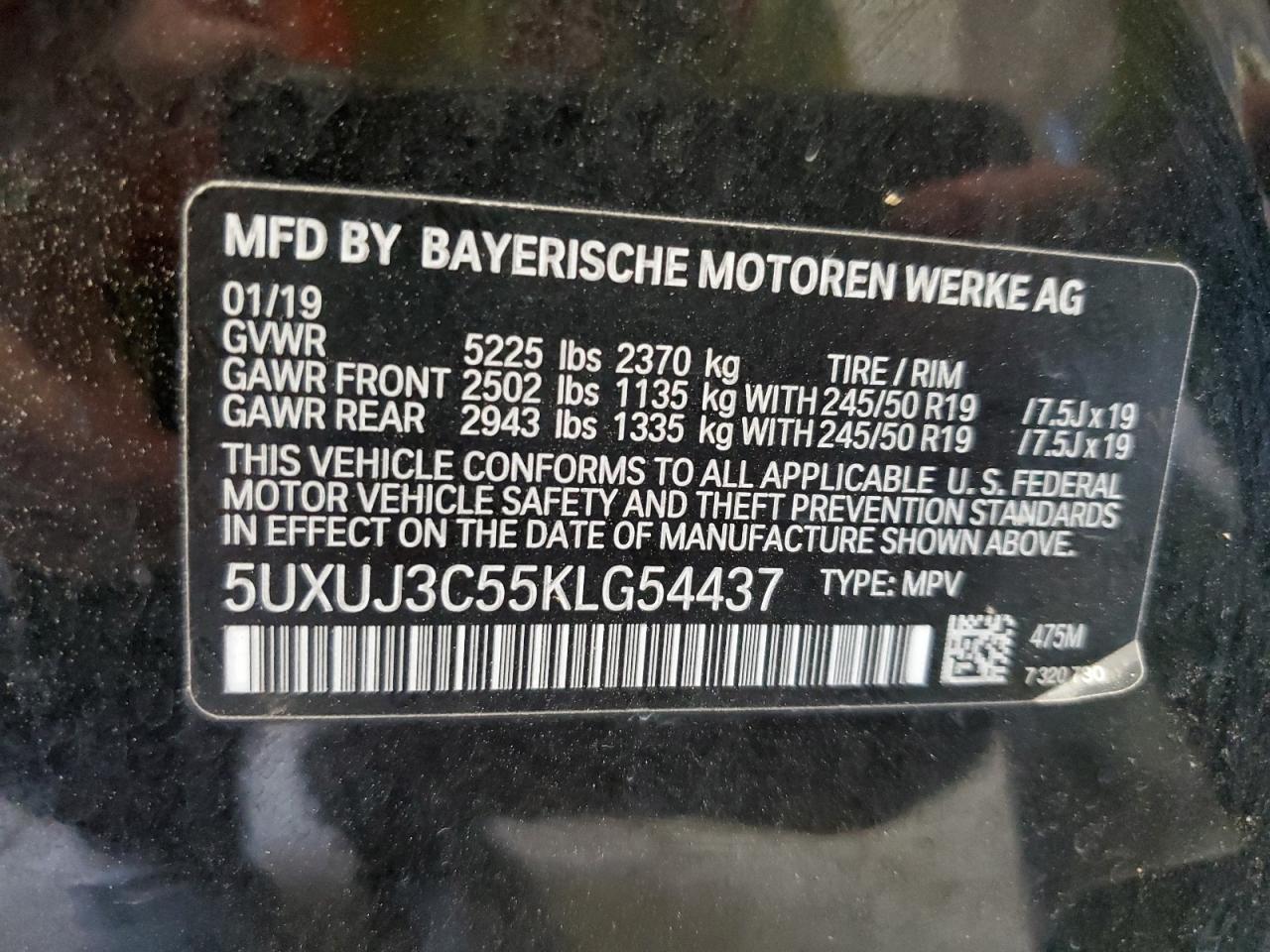 2019 BMW X4