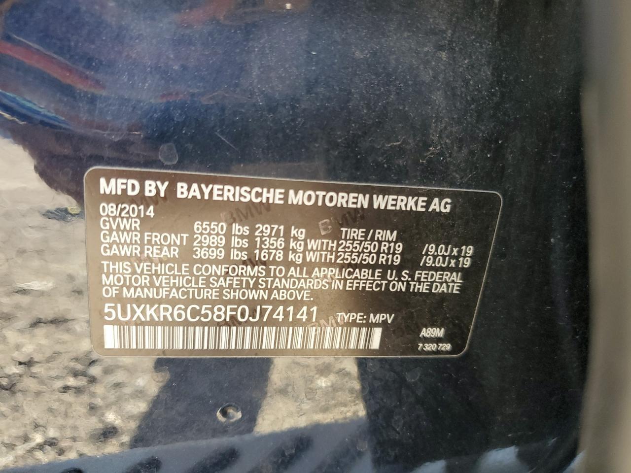 2015 BMW X5