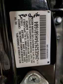 2004 HONDA CIVIC