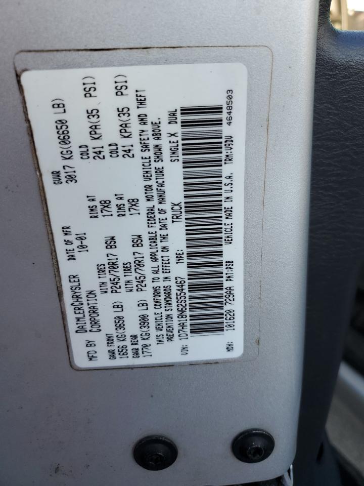 2002 DODGE RAM 1500