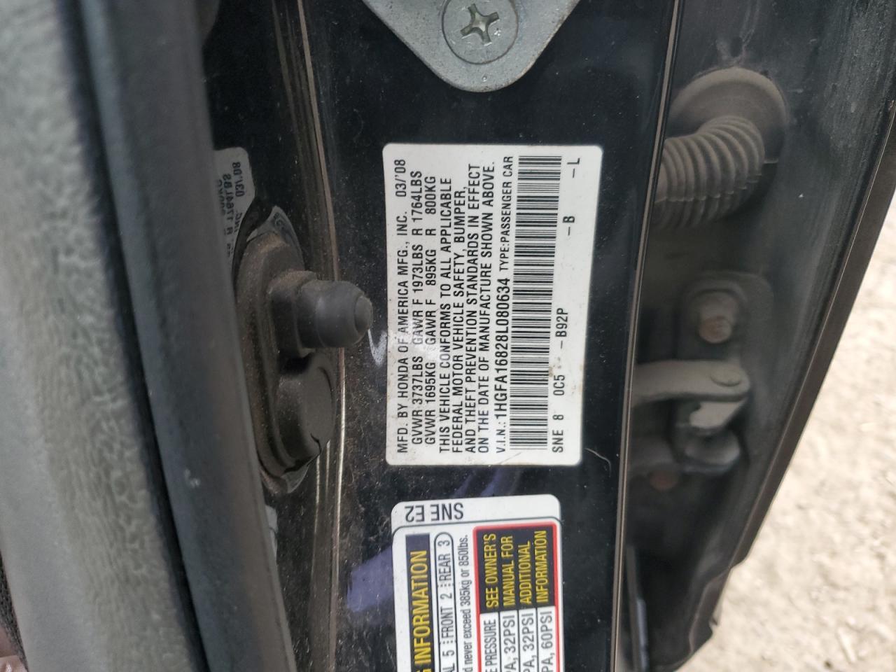 2008 HONDA CIVIC