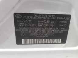 2012 HYUNDAI SONATA