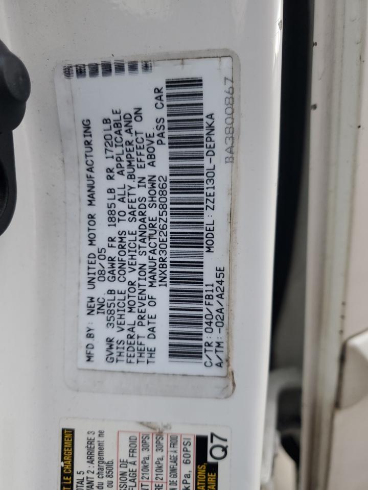 2006 TOYOTA COROLLA