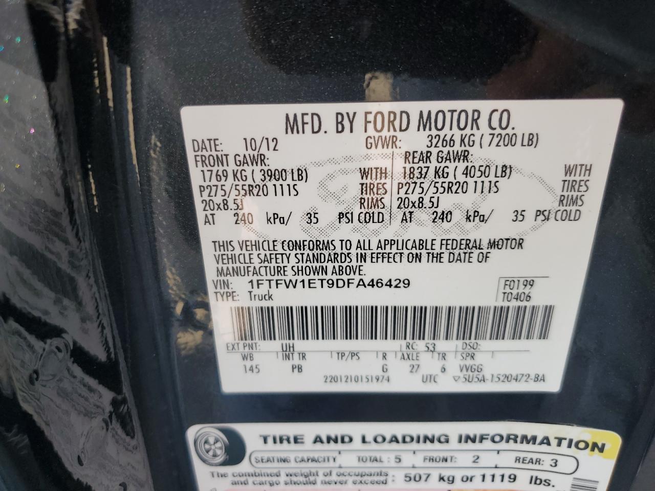 2013 FORD F-150