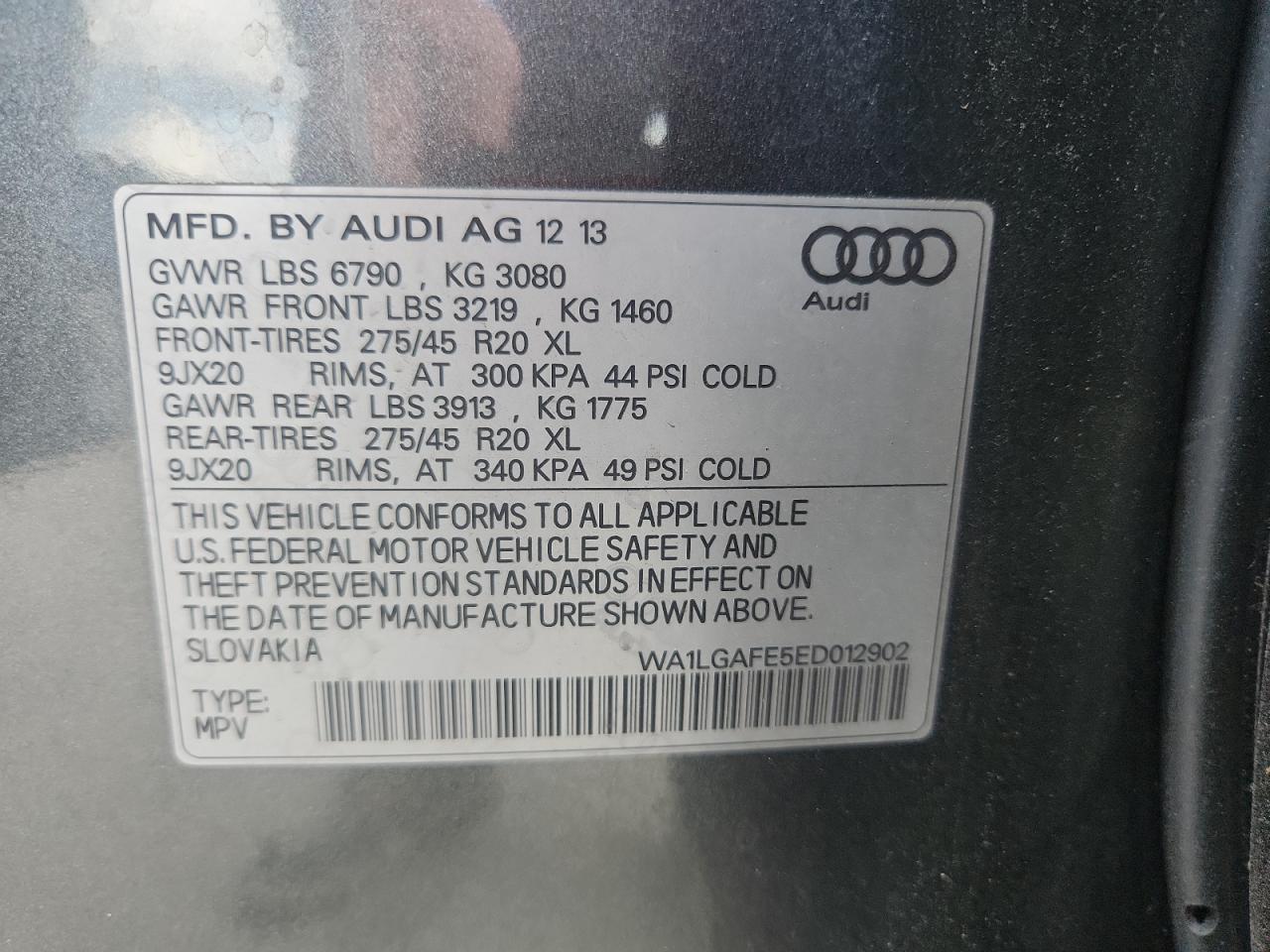 2014 AUDI Q7