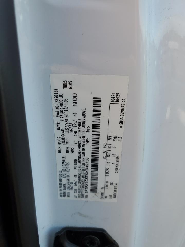 2019 FORD F150