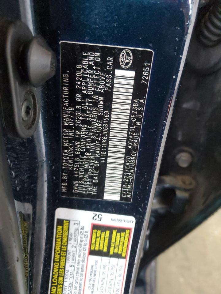 2018 TOYOTA CAMRY