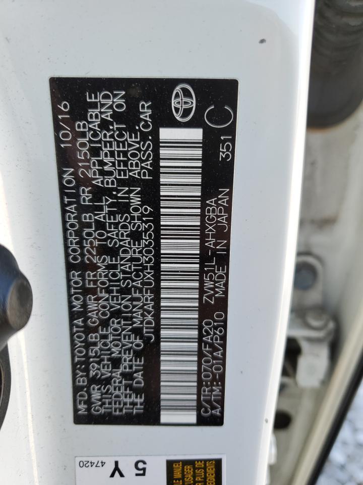 2017 TOYOTA PRIUS