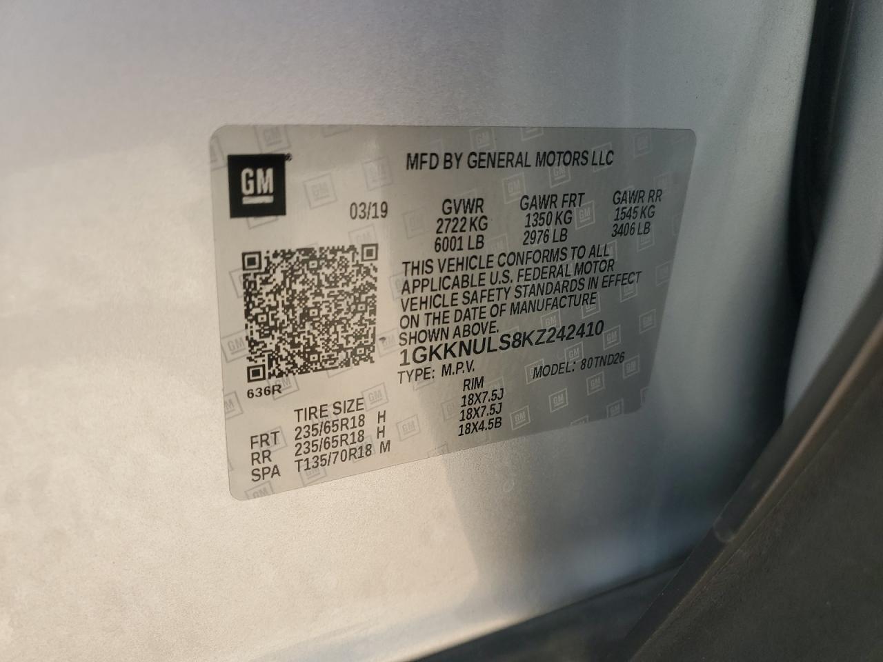 2019 GMC ACADIA