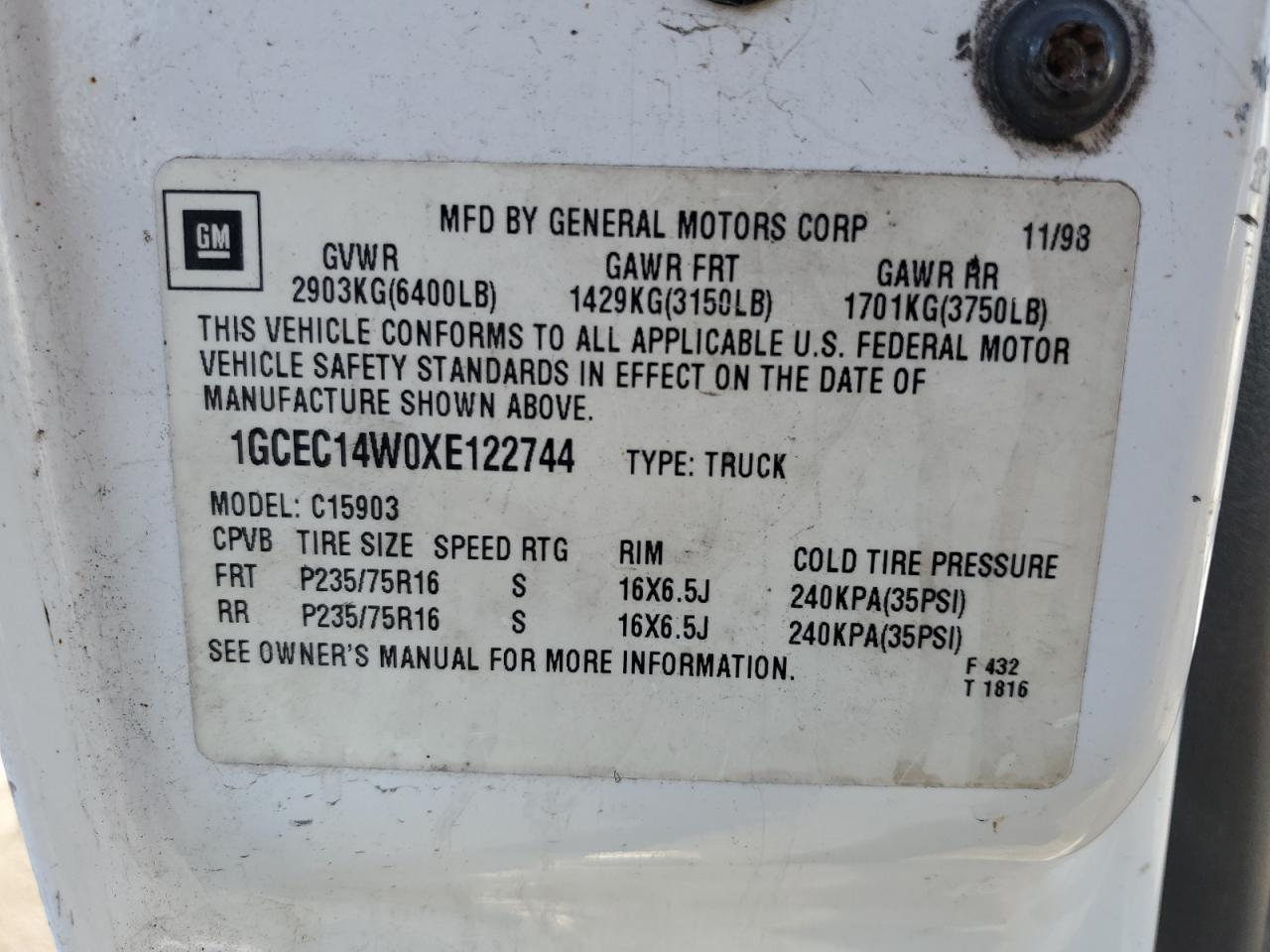 1999 CHEVROLET Silverado