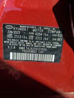 2023 HYUNDAI SONATA