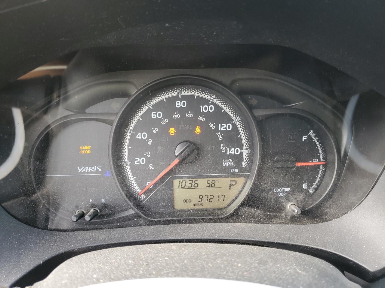 2016 TOYOTA YARIS