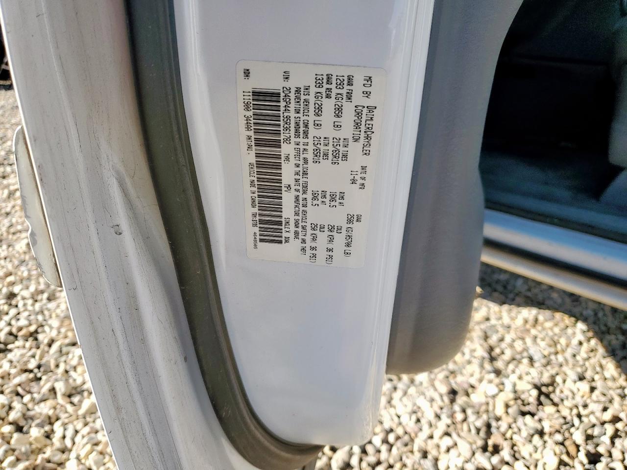 2005 DODGE GRAND CARAVAN