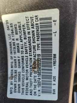 2009 HONDA CIVIC