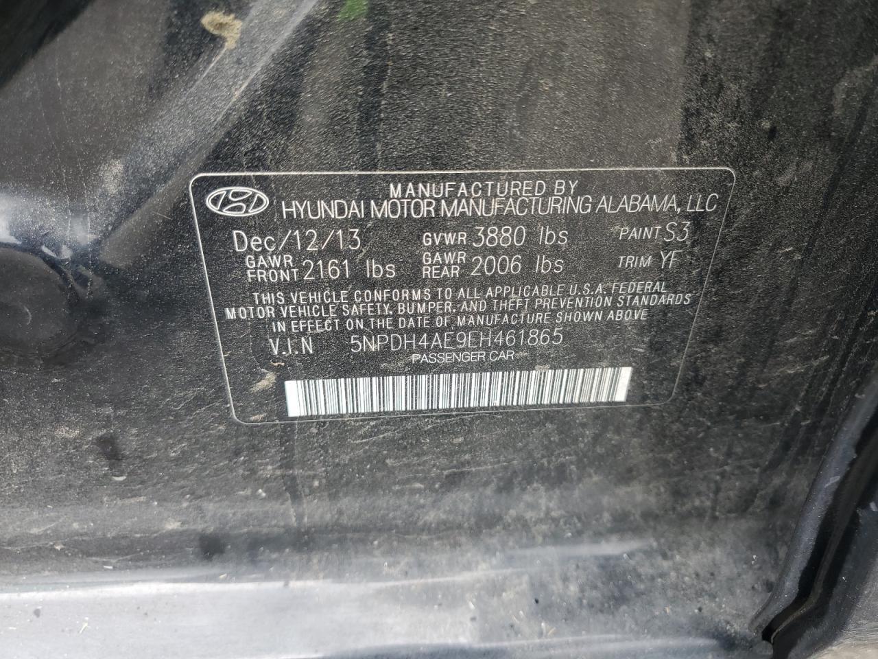 2014 HYUNDAI ELANTRA