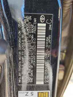 2016 TOYOTA PRIUS