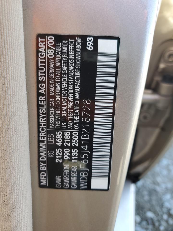 2001 MERCEDES-BENZ E-Class