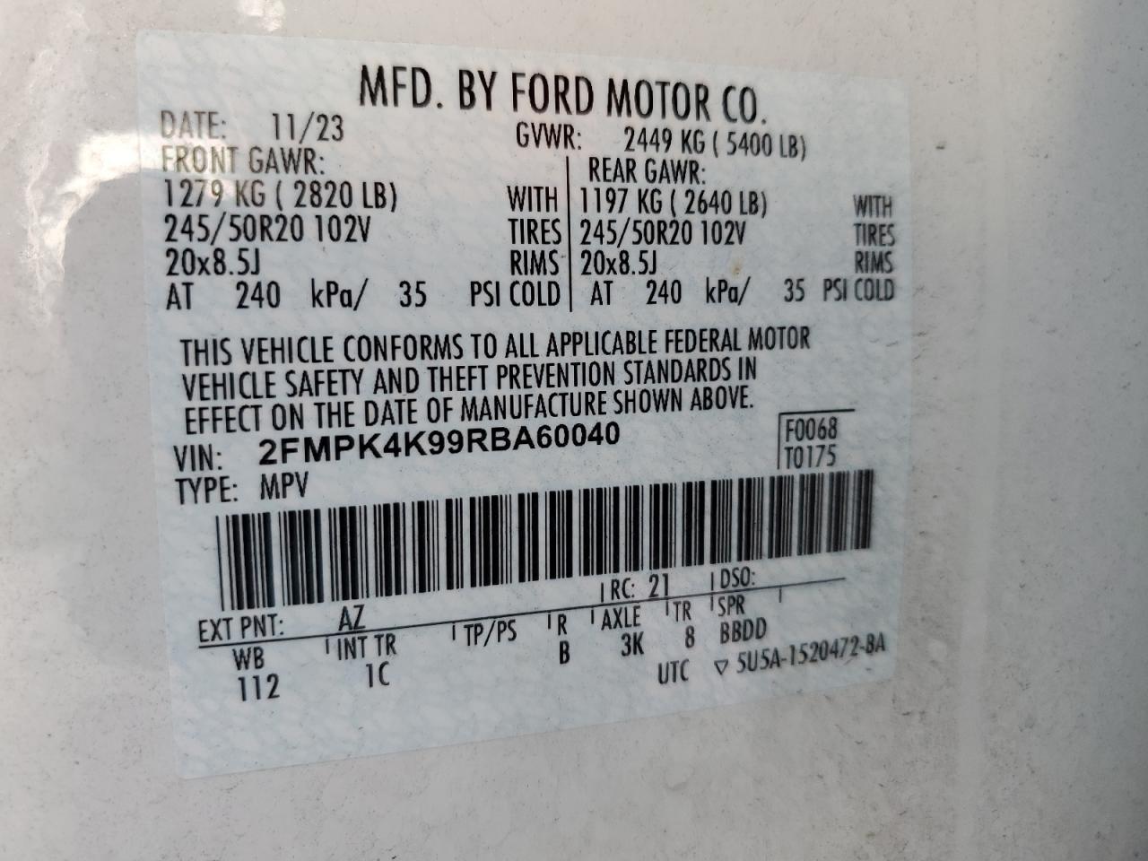 2024 FORD EDGE