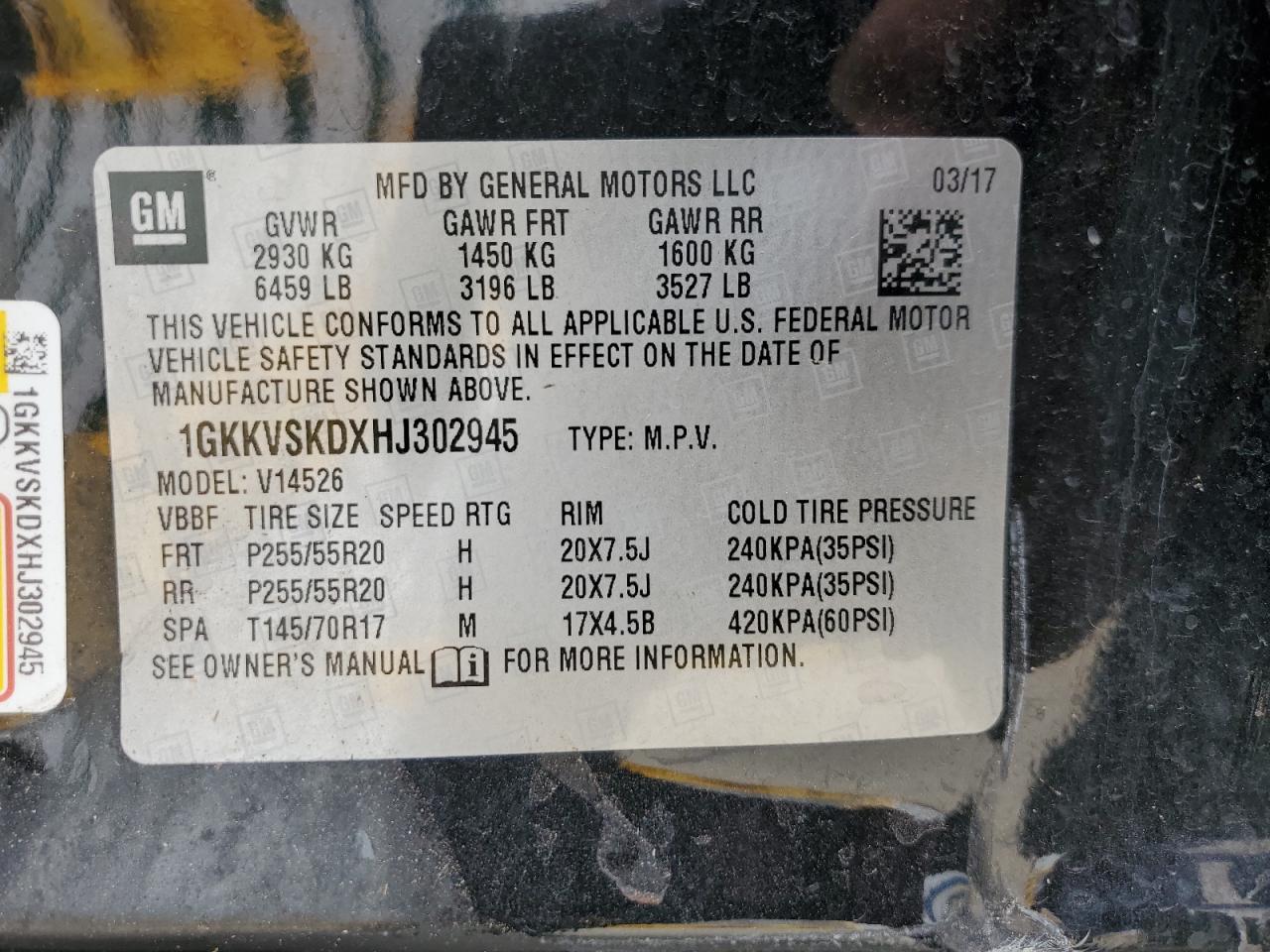 2017 GMC ACADIA