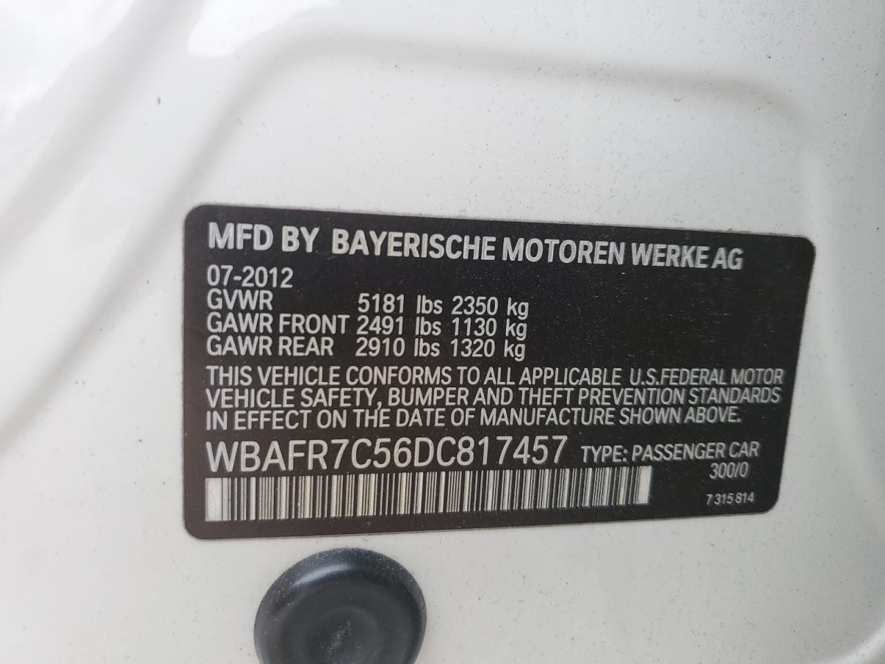 2013 BMW 5 series