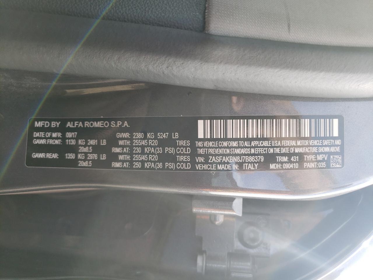 2018 ALFA ROMEO Stelvio