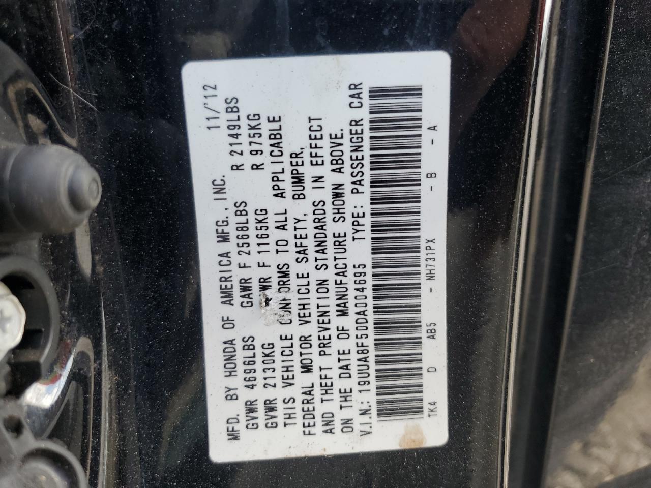 2013 ACURA TL