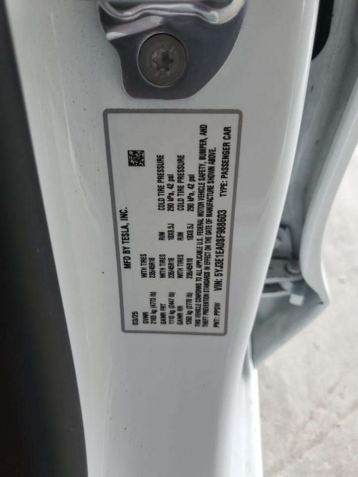 2025 TESLA MODEL 3
