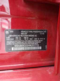 2017 BMW 3 SERIES