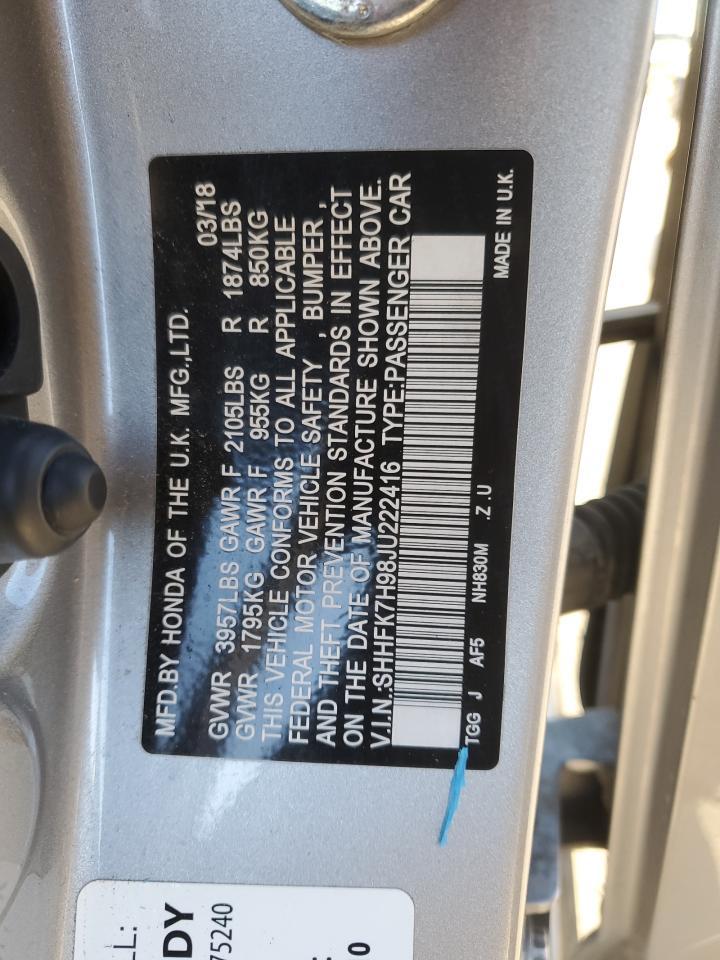 2018 HONDA CIVIC