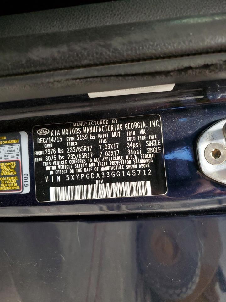 2016 KIA SORENTO