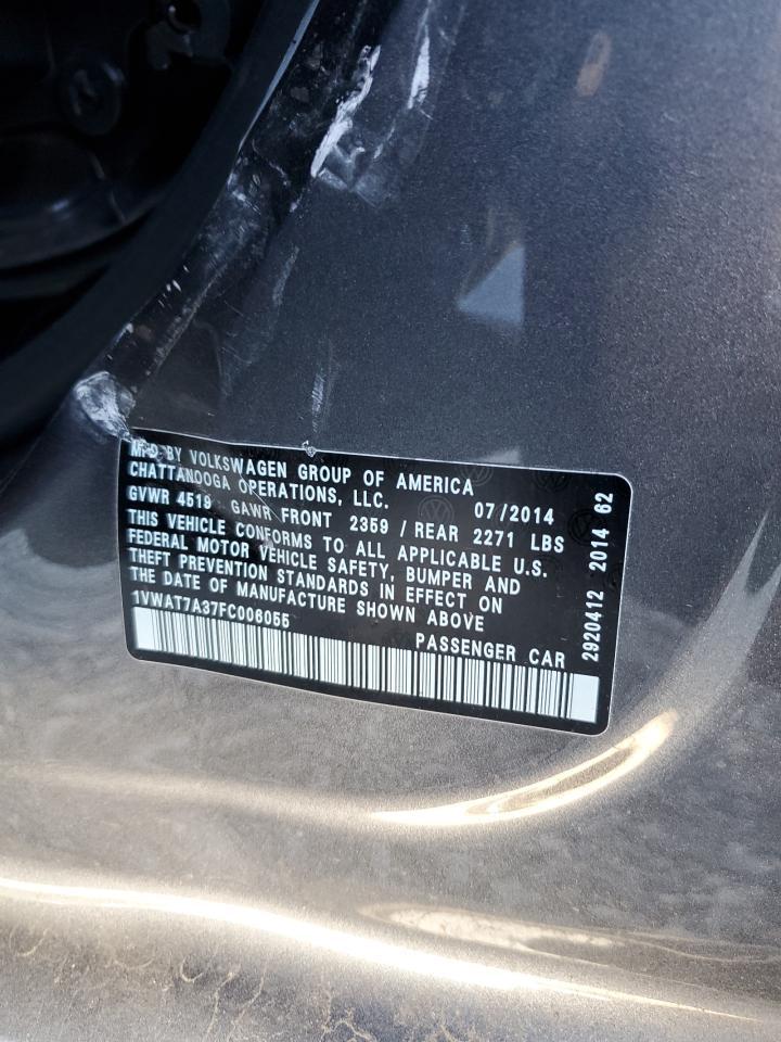 2015 VOLKSWAGEN Passat