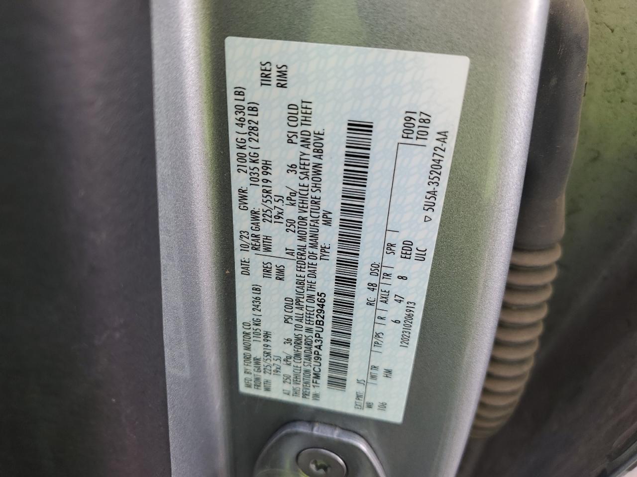2023 FORD ESCAPE