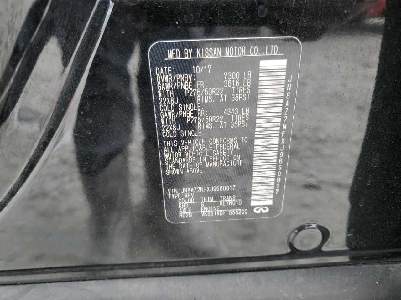 2018 INFINITI QX80