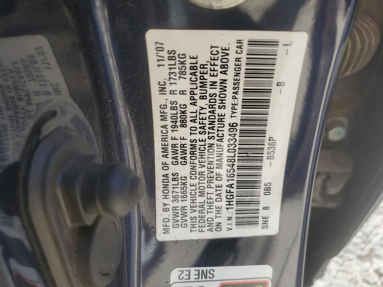2008 HONDA CIVIC